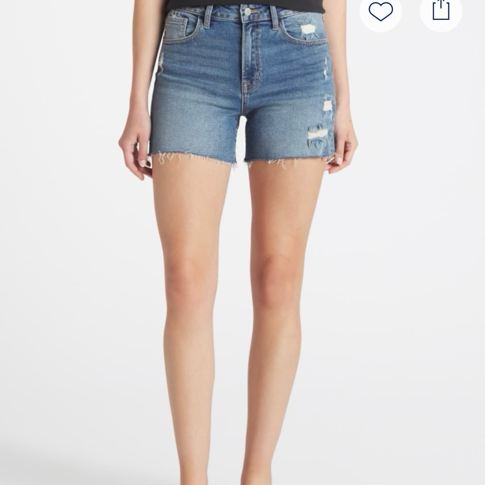 New Just USA Women’s Blue Denim Shorts size 32 / 14